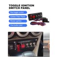 thumbnail image 2 of Btafrte Interruptores LED 12 V 5 en 1 Panel Control Interruptor LED para Vehículos Carreras, 2 of 9