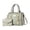 Light Gray, variant on LSLXA Women Purses And Handbags Ladies Shoulder Bag Top Handle Satchel Tote Work Bag With Matching Clutch Black