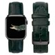 thumbnail image 1 of Correa De Cuero De Cocodrilo Verde Compatible Para Apple Watch 49 Mm 45 Mm 44 Mm 42 Mm Para Iwatch Hombres Correa De Repuesto De Cocodrilo Smartwatch Series 8 7 6 5 4 3 2 1 Se Hecho A Mano Aw-08-De-Ll, 1 of 1