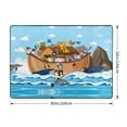 thumbnail image 2 of Animals on Noah's Ark Floating Area Rugs for Living Room Bedroom, 5x7 Soft Throw Washable Rug Non-Slip Carpet, Indoor Floor Rug Bedroom Decor Aesthetic, 2 of 7