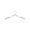 Oatmilk, variant on Kangaroo™ 100% Recycled Folding Hanger - 2 Pack in Oatmilk for Pants, Shirts, Jackets, and Entire Outfits