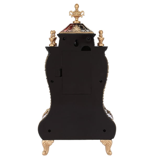 RelOJ Despertador Retro, Reloj de Mesa de Plástico de Estilo Vintage, Reloj de Escrito decorativo para el HOGAR ANTIGUO CON 12 MELODÍAS