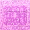 thumbnail image 1 of Ahgly Company Indoor Square Abstract Pink Modern Area Rugs, 5' Square, 1 of 4