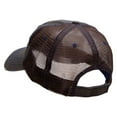thumbnail image 3 of Turkey Is Served Embroidered Frayed Mesh Cap - Brown OSFM, 3 of 5