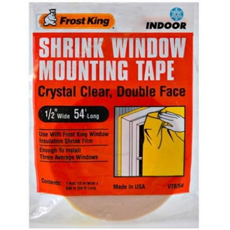 Thermwell V78/54H Indoor Insulation Mounting Tape, .5-In. x 54-Ft.