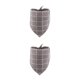 thumbnail image 4 of Methold Pañuelo de baba, algodón plegable, reutilizable, lavable, colorido, para mascotas, Triangular, accesorios de toalla para cuello de 25-45cm, a Tela escocesa gris 2piezas Methold CBP281053, 4 of 6