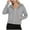 Gray, variant on Timegard Zip up Hoodies for Women Sweatshirts Long Sleeve Comfy Pullover Fall Fashion Jackets with Pockets