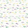 Party Central Pack of 6 Purple and Green Mardi Gras Confettt Border Wall Decors 30'