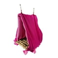 thumbnail image 6 of Parrot Hanging Perch Cage Bed Parakeet Triangle Hammock House Accessories , Red, 18x18x27cm, 6 of 6