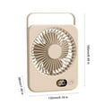 thumbnail image 3 of Weloille USB Desk Fan, Strong Wind Ultra Quiet Small Personal Fan, USB-C Corded Powered Mini USB Fan for Office Desktop Bedroom, 3 of 7