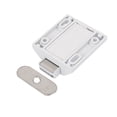 thumbnail image 2 of Unique Bargains Furniture Furniture Door Push Metal Open Magnetic Catch Latch White 2Pcs, 2 of 2
