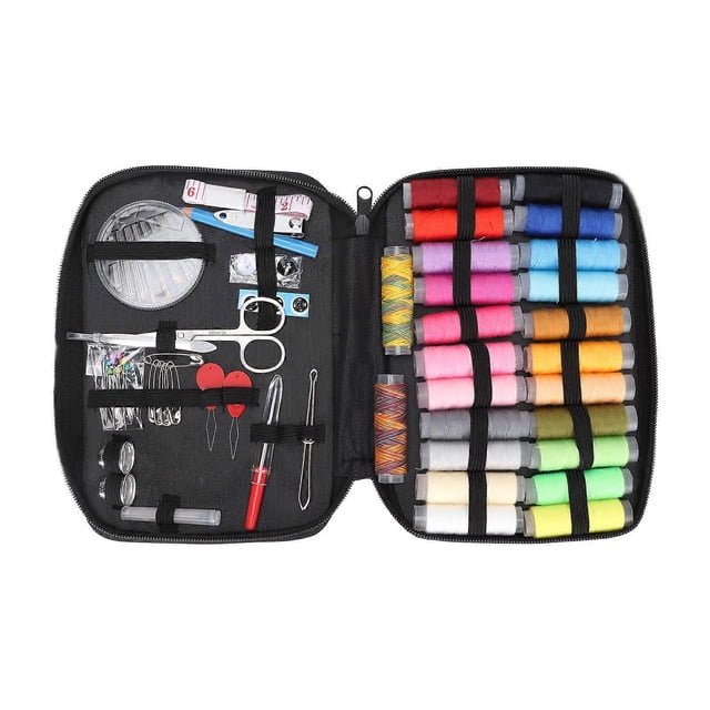Kit de couture léger et portable, aiguille multicolore, fil, grande capacité, pour adultes