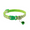 Grass Green, variant on Paw Print Bell Collar for Puppy Cat, Pet Collar for Small Cats and Dogs Adjustable Nylon Collar w/ Bell, 1pc (Adjustable Length 7.48in - 12.60in)