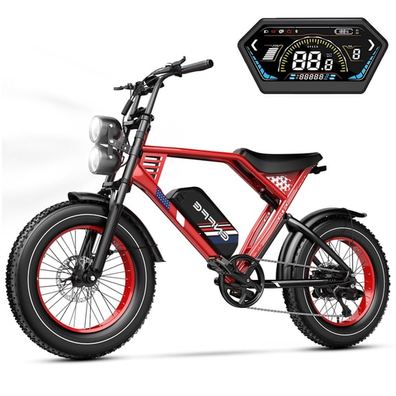 ENFFE ES2 Max Electric Bike for Adults,Peak 1500W Motor,48V 22.5Ah Battery,Up to 100Miles Range,30MPH,shimano 7-Speed 20*4.0 Fat Tire E-Bike,UL2849 Certified