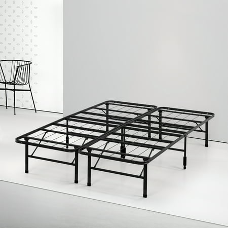 Spa Sensations by Zinus Steel SmartBase Bed Frame Black, (Best Mattress For Metal Bed Frame)