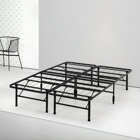 Spa Sensations by Zinus Steel SmartBase Bed Frame Black,