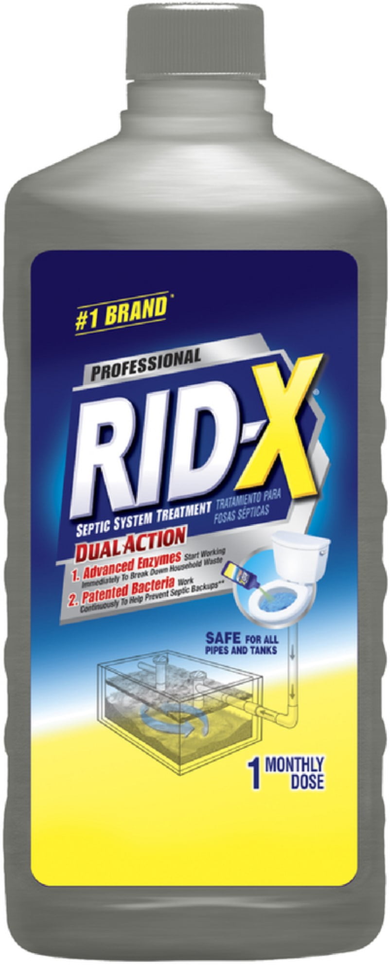 RIDX Professional Liquid Septic System Treatment 8 oz