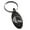 Black, variant on Stainless Steel Letter Q Initial Metro Retro Monogram Engraved Small Oval Charm Keychain Keyring