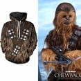 thumbnail image 2 of Star Wars Chewbacca Warrior Chewie Cosplay sudaderas con capucha chaquetas Jersey con capucha sudadera adolescente adulto ropa deportiva abrigo Top, 2 of 3