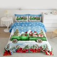 thumbnail image 2 of Feelyou 3D Santa Claus Queen Comforter Set, Kawaii Gnome Bedding Sets, Dreamy Winter Christmas Reversible Bedding Comforter Set, Super Cozy Room Decor, 3 Pieces, 2 of 8