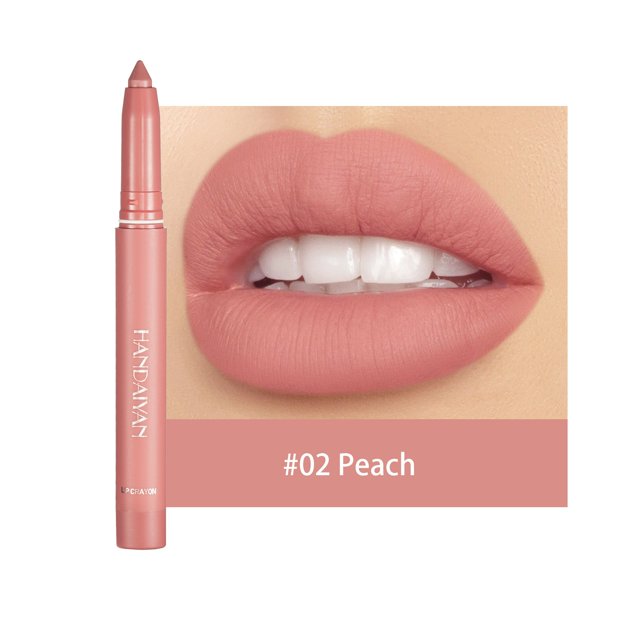 Lápiz labial giratorio, afilable, mate, lápiz labial, resistente al agua, brillo labial, juego de tintes, resistente al agua, antiadherente, de larga duración, resistente a la decoloración, con lápiz