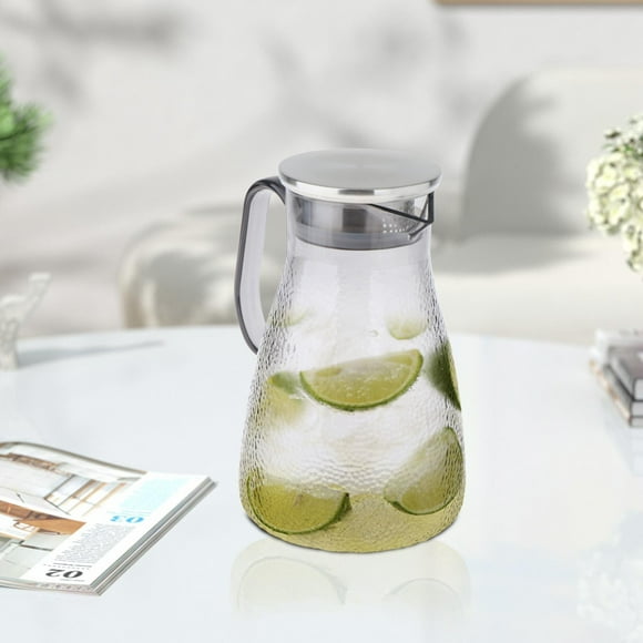 Jarra de agua fría y caliente Macarena 1,5 L resistente al calor con asa Gris