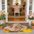 thumbnail image 2 of HuiXinOu Easter Bunny Print Decorative Doormat 23.6x15.7In Indoor Outdoor Non-Slip Welcome Mat Easter Rabbit Entryway Front Porch Throw Rugs for Spring Easter, A, 2 of 7