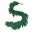 thumbnail image 2 of Christmas Garland Norfolk Pine Garland&nbsp;5.91ft Artificial Pine Needles Green Faux Greenery Garland Real Touch Winter Pine Garland For Christmas Party Fireplace Table Home Decoration, 2 of 9
