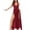 Wine, variant on Levmjia Women's Lace V-Neck Long Nightgown Suspenders Nightgown Set for Honeymoon Valentine Comfortable Sleepwear Pajamas with Garter Belt and Underwear
