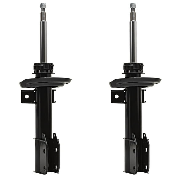 Detroit Axle - 2pc Front Strut Shocks for 13-15 Mercedes-Benz GLK250, 10-15 GLK350, 2 Bare Strut Shocks Assembly 2010 2011 2012 2013 2014 2015 Replacement