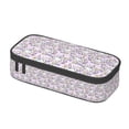 thumbnail image 2 of Uemuo Purple Rabbit Printed Large Pencil Case, Big Capacity Pencil Pouch Stationery Pen Bag, Storage High Capacity Bag Pouch Holder Box Organizer, Marker Pen Case, 2 of 9