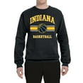 thumbnail image 2 of Wild Bobby City of Indiana IND Basketball Fantasy Fan Sports Unisex Crewneck Sweatshirt, Black, Small, 2 of 5