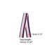 thumbnail image 2 of INSPIRAR CHIC Bufanda Larga Fina de Cadena con Estampado de Lunares y Rayas para Mujeres, Diadema, Color Azul Marino y Rosa, 147*13cm/57.87*5.12"(L*W), 2 of 5
