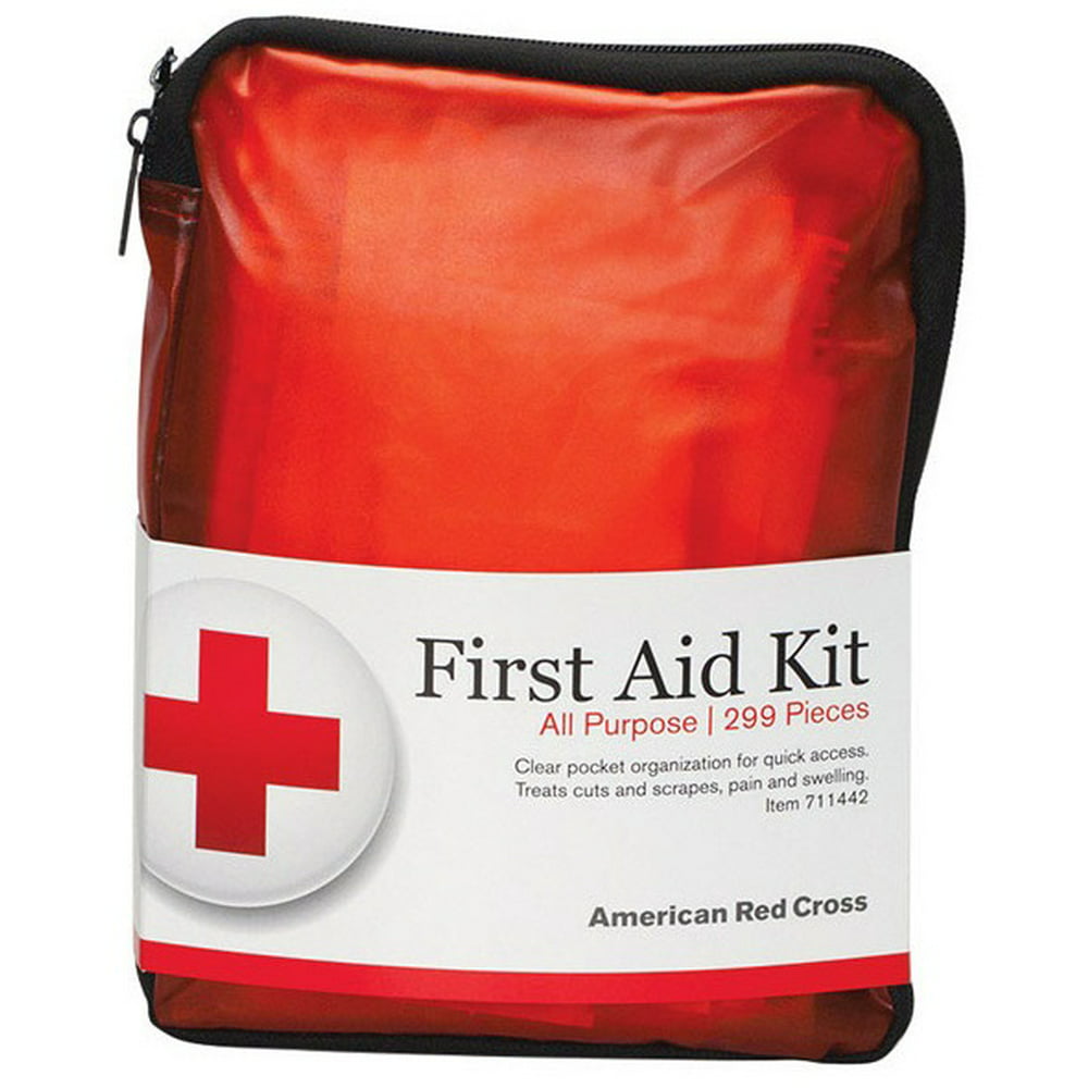 American Red Cross 711442 First Aid Kit, 299 Piece - Walmart.com ...