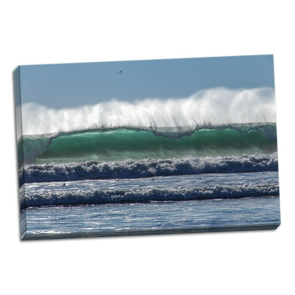 Gango Home Decor Waves in Cayucos III by Lee Peterson (Ready to Hang); One 36x24in Hand-Stretched Canvas
