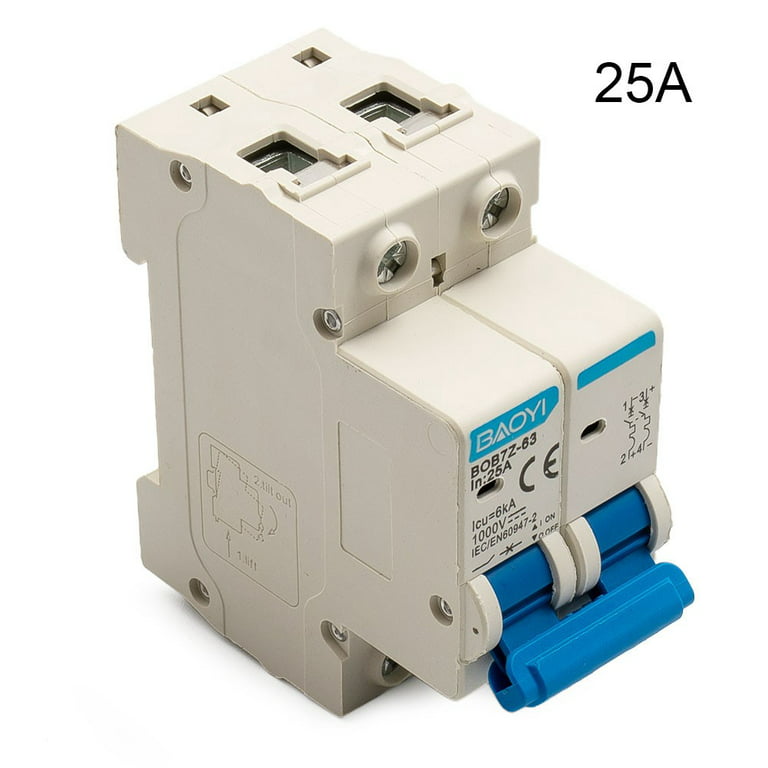 Electrical DC Disjoncteur 1 2 3 4 P 1A 2A 3A 4A 5A 6A 10A 16A 20A 25A 32A  40A 50A 63A MCB AC DC Mini Miniature Circuit Breakers - China DC