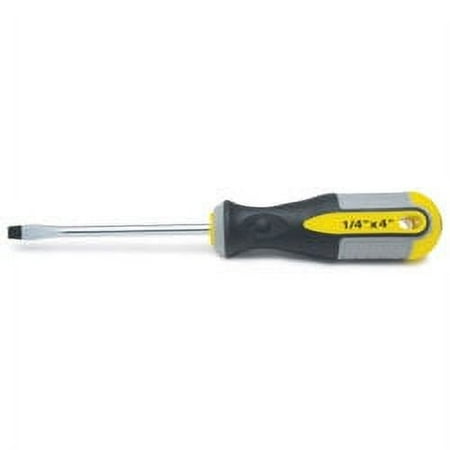 UPC: 0045464234462 | RoadPro 1/4×4 Slotted Magnetic Tip Screwdriver Screwdrivers