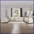 thumbnail image 3 of Modern Classic 3-Piece Corduroy Sofa Set - Light Beige Deep Seat for Living Room, Flexible Combinations, 3 of 22