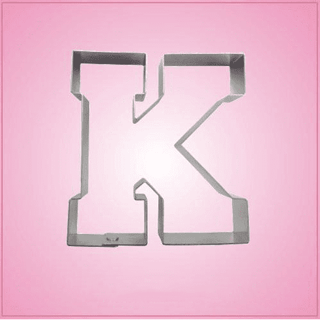 

Varsity Letter K Cookie Cutter 2 Inch (plastic) Only one pieces