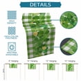 thumbnail image 6 of St. Patrick's Day Table Runner - 48 Inch Long Shamrock Grasses Sage Green Plaid Cotton and Linen Blended Dress Scarves Farmhouse Table Runner for Kitchen Dining, Coffee Table, 13" x 48", 6 of 8