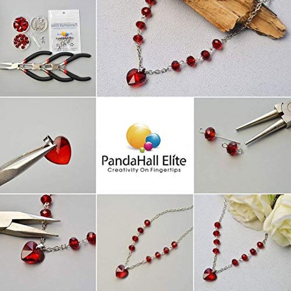PH PandaHall 10 Pieces 201 Stainless Steel Pinch Clip Bail Clasp Dangle Charm Bead Pendant Connector Findings 13x7x9mm for Jewelry Making