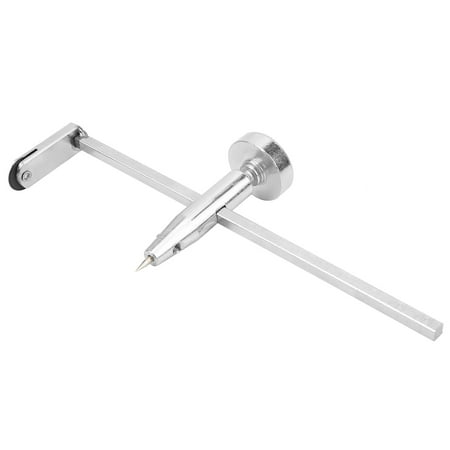 

CNMF Dry Wall Circle Hole Cutter Steel Shaft Plasterboard Saw Adjustable Pivot Point Drywalls Tools Silver