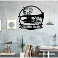 thumbnail image 2 of Craftnamesign Custom Cornet Musical Instrument Metal Wall Art LED Light, Cornet Player Name Sign, 2 of 5