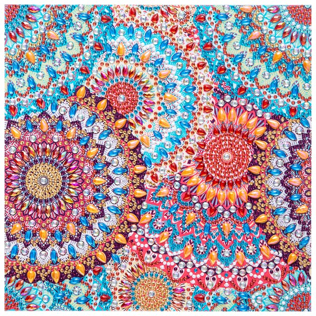 Wdftyju 30x30cm 5D DIY Parcial Forma especial Taladro Diamante Pintura Datura Arte abstracto Wdftyju 5rp8fx3zf5xd6tc8