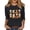 A1-Black, variant on Halloween Pumpkin Shirts Women Fall T-Shirts 3/4 Sleeve Crew Neck Graphic Tees Fashion Pumpkins Print Pullover Tops (A1-Beige XXL)