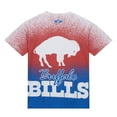 thumbnail image 3 of Men's Mitchell & Ness  White Buffalo Bills Team Burst Vintage Logo T-Shirt, 3 of 5