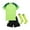 Green, variant on Hiheart Kids Soccer Uniform Shorts Socks Set Sportswear Orange 9-10 Years