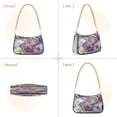 thumbnail image 2 of One Shoulder Chain Handbag 7.1x11x2.8in Women's Hobo Handbags Tote Handbags Shoulder Handbags Card Bag Cash Bag Key Bag Purple Marble, 2 of 7