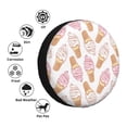 thumbnail image 5 of Rv Spare Tire Cover 14 inch - Pink White Ice Cream Print Tire Covers for Trailers, Adjustable Camper Spare Tire Cover, 5 of 7