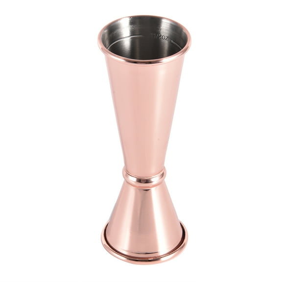 304 stainless steel bar wine cocktail shaker double jig bartending measuring tool accessories, bar accessories silver, rose gold, gold, black (optional)